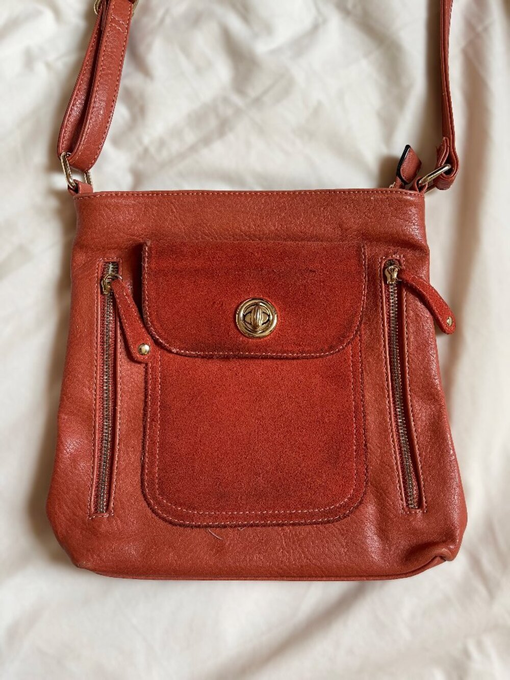 Simply Noelle Coral Crossbody Bag